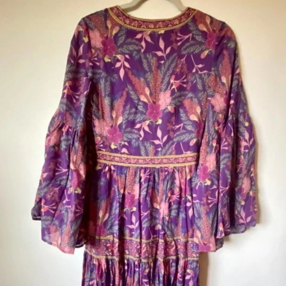 38) SPELL & THE GYPSY Bianca floral Gown NWOT sz XS - Picture 5 of 8